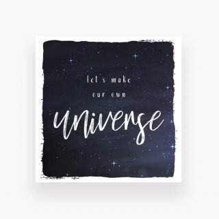 Мини-открытка «Universe»