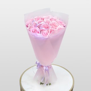 Букет из розовых Роз 60 см «Рубин»
