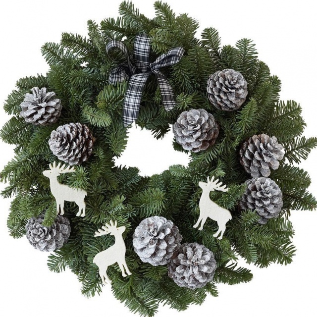 Новогодний венок №12