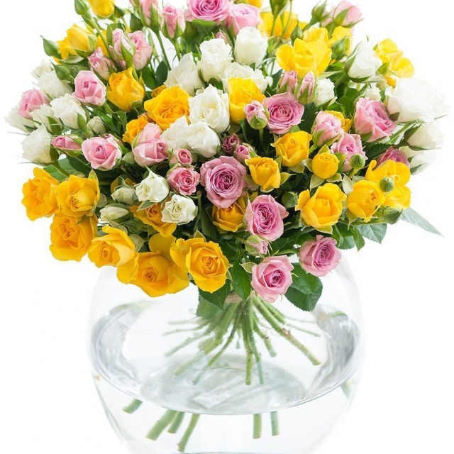 Букет из кустовых Роз «Этот неловкий момент»