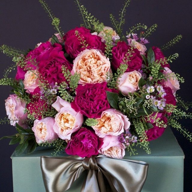 Букет из Английской Розы «Игра чувств»