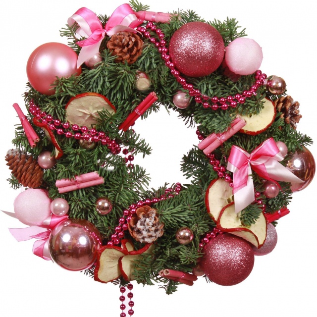 Новогодний венок из Пихты «Нежность»