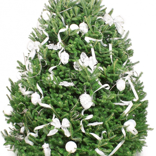 Новогодняя Пихта с Игрушками, Снежинками и Бантами «Фразера №2»