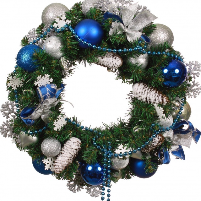 Новогодний венок «Снеговик» Новогодний венок «Снеговик»