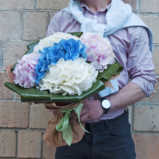 Букет Гортензий «Маршмеллоу»