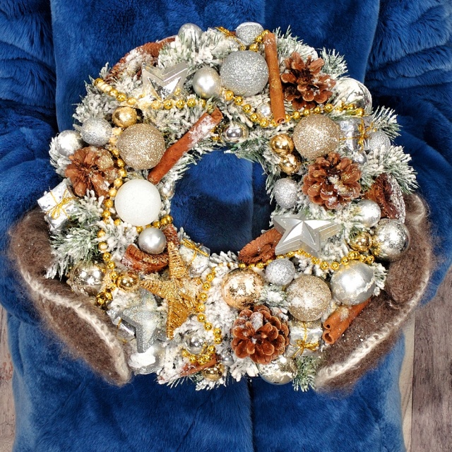 Новогодний венок «Пряная зима»