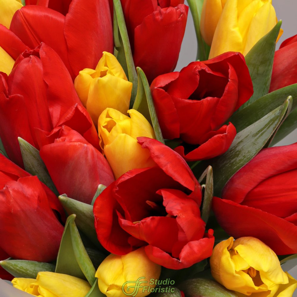 Букет из Тюльпанов «Краски тепла» Букет из Тюльпанов «Краски тепла»