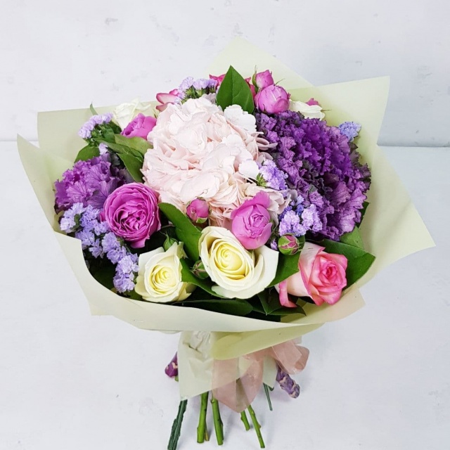 Букет из Роз и Гортензии «Мелодия»