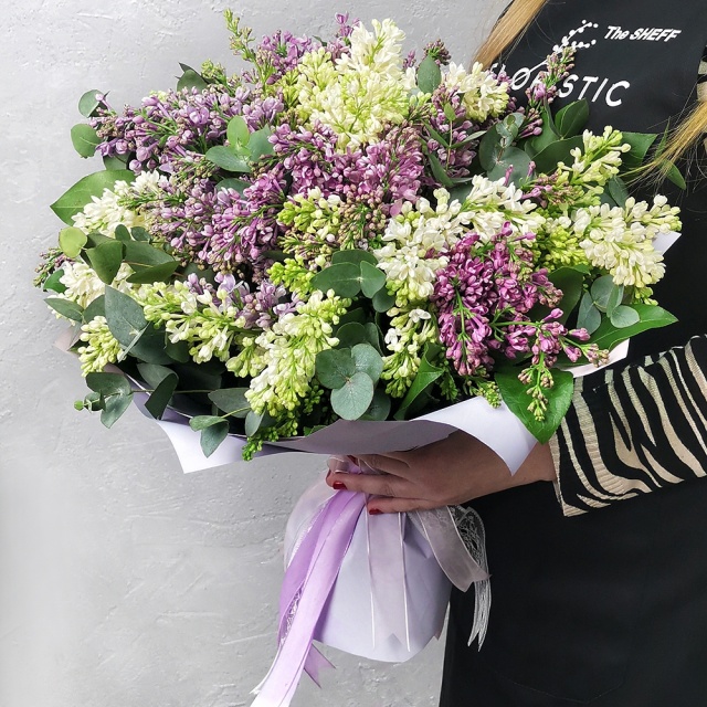 Букет из Сирени поштучно «Прекрасная сирень»