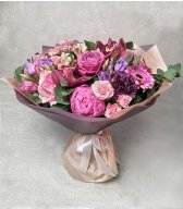 Букет из роз и орхидей 