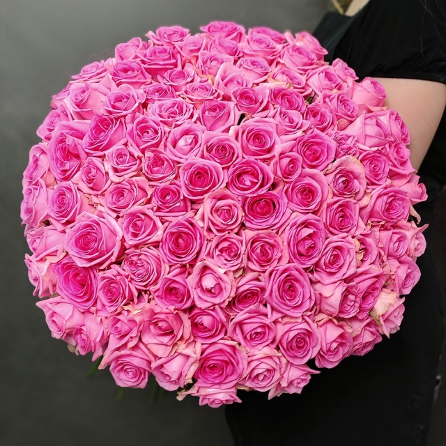 101 розовая роза 80 см 101 розовая роза 80 см