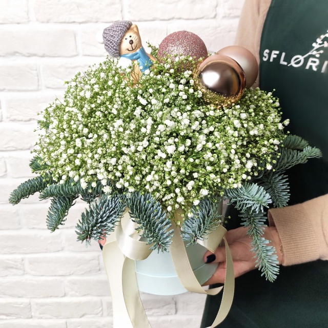 Новогодняя композиция Снежное небо