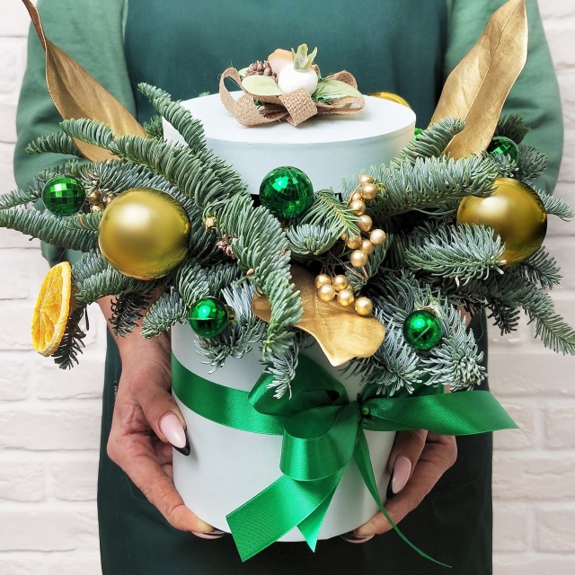 Новогодняя композиция Лавра