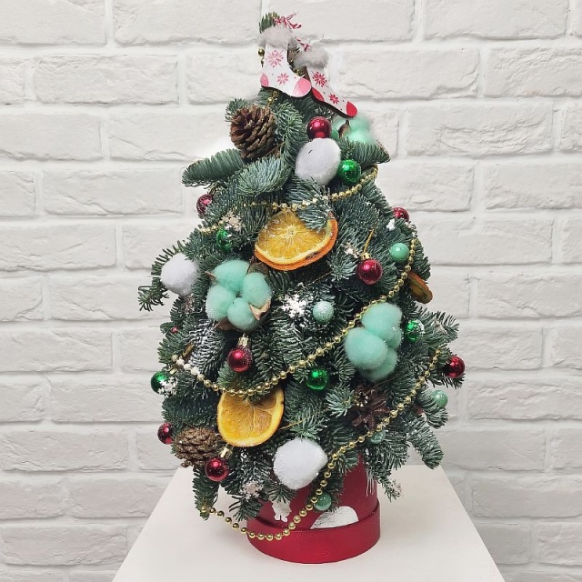 Новогодняя Ель Ёлка Снежки