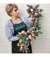 Новогодняя вытянутая композиция Новогодняя вытянутая композиция