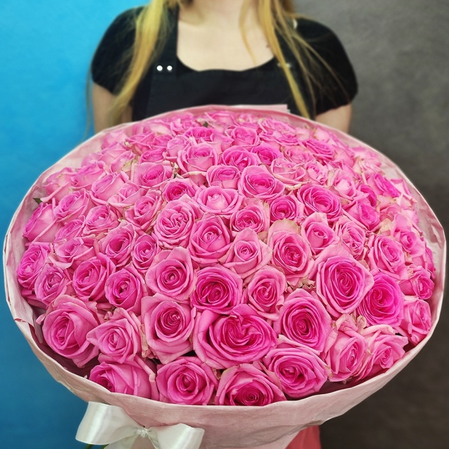 Букет из розовых Роз «Облако Счастья»