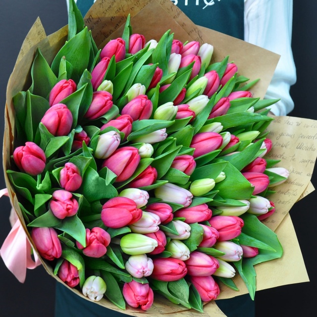 Букет Тюльпанов «Первые Лучи»