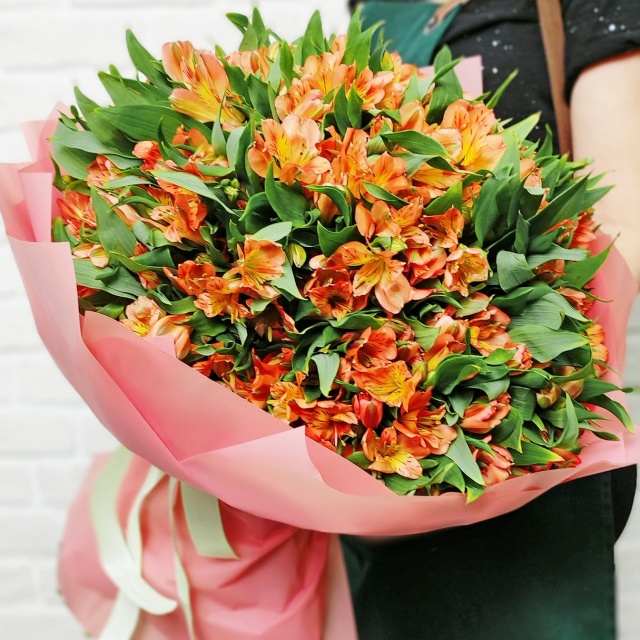 Букет Альстромерий «Оранжевый»