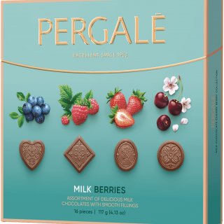 Набор шоколадных конфет Пергале Бэррис с молочным шоколадом 117 гр