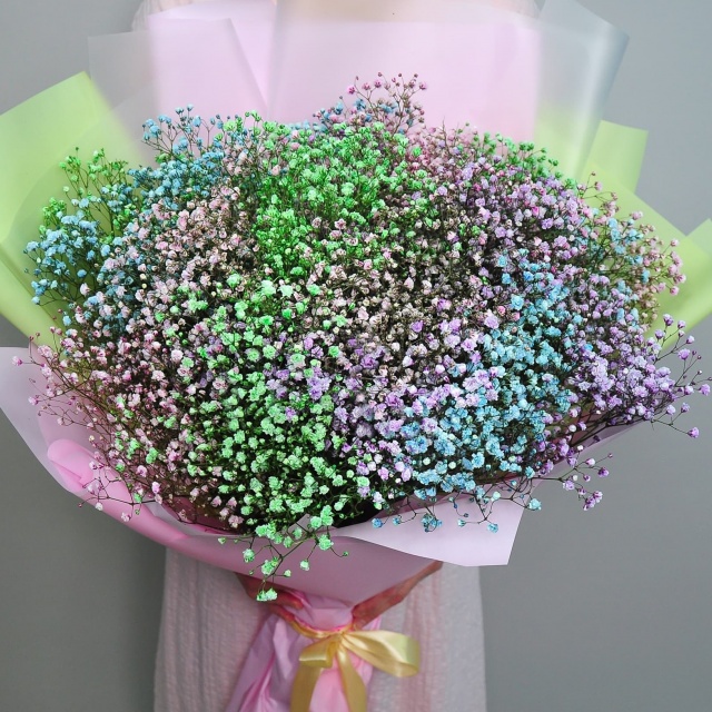 Букет из Гипсофилы «Перелив»
