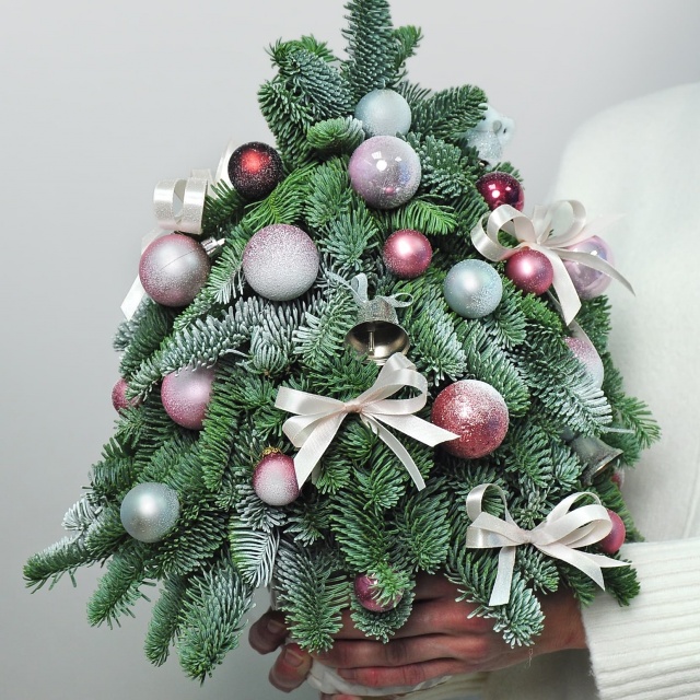 Новогодняя Ель «Зимнее утро»