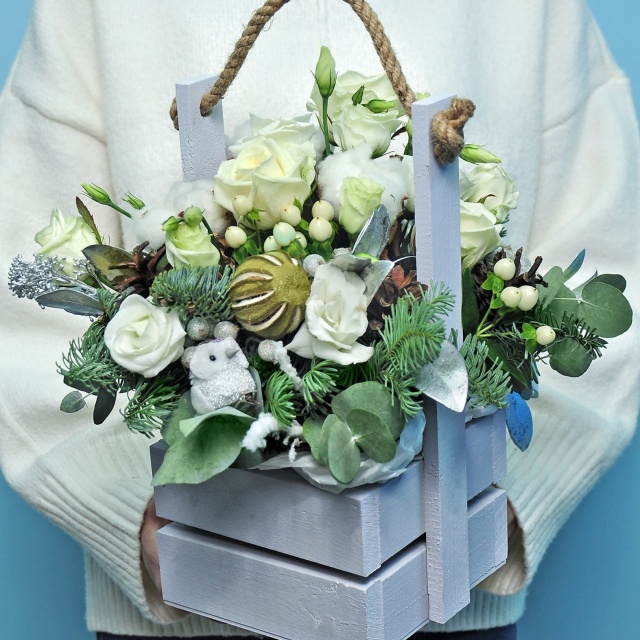 Новогодняя композиция Совушка