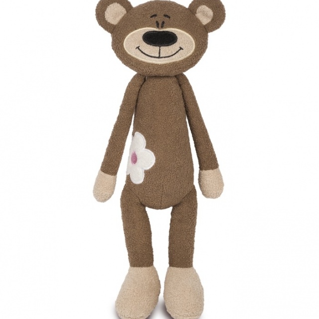 Мягкая Игрушка Медвежонок с Цветочком Мягкая Игрушка Медвежонок с Цветочком