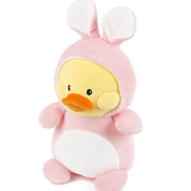 Мягкая Игрушка Утка в Костюме Зайчика Мягкая Игрушка Утка в Костюме Зайчика