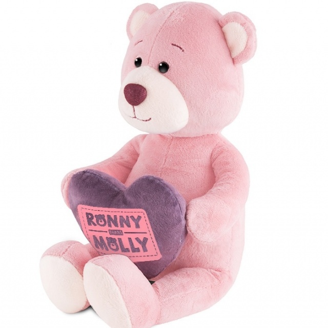 Мягкая Игрушка Мишка Молли с Сердечком Мягкая Игрушка Мишка Молли с Сердечком