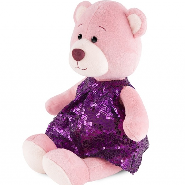 Мягкая Игрушка Мишка Молли в Платье с Пайетками Мягкая Игрушка Мишка Молли в Платье с Пайетками