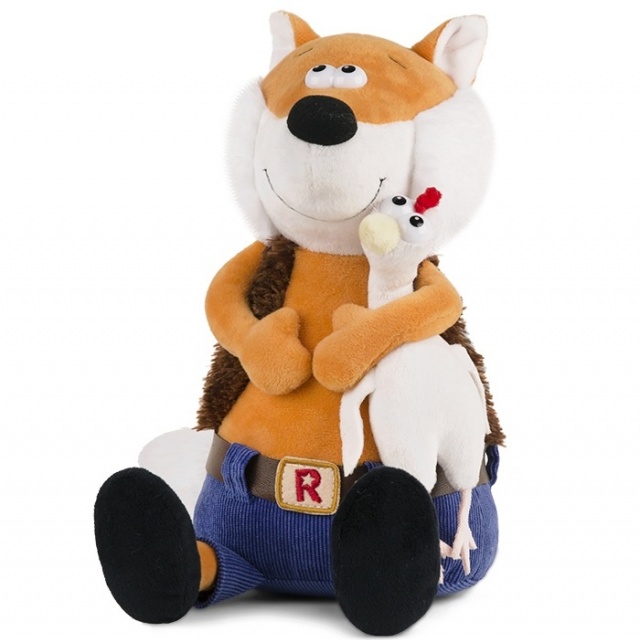 Мягкая Игрушка Ловкий Лис и Курица Мягкая Игрушка Ловкий Лис и Курица