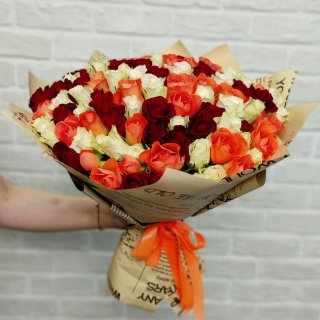 Роза Кения Микс 101 шт 