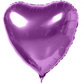 Воздушный шар Сердце фиолетовый