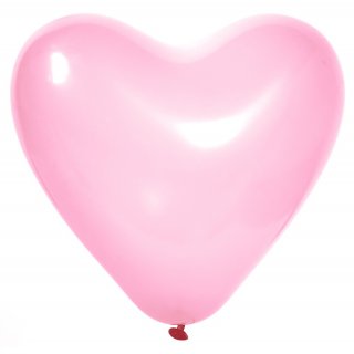 Воздушный шар Сердце розовый