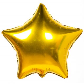 Воздушный шар Звезда золотой