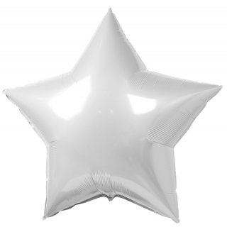Воздушный шар Звезда белый