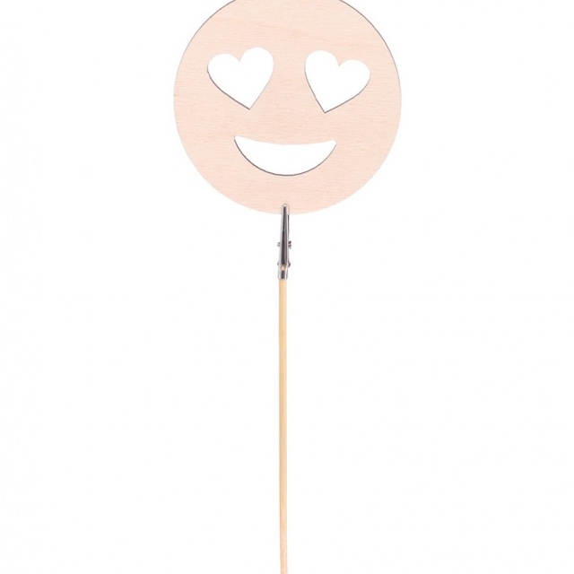 Топпер обычный «Влюблённый смайл» бесцветный