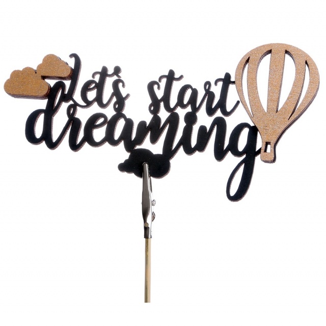 Топпер - магнит Начинай Мечтать