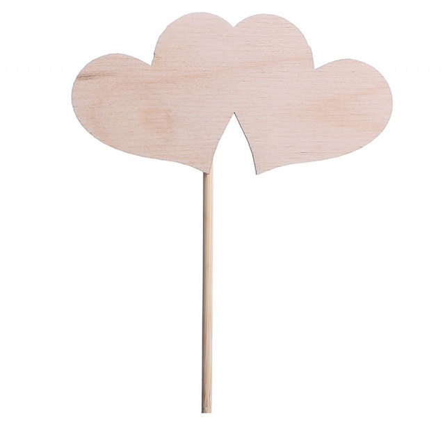 Топпер-фигура Два сердца №1 Топпер-фигура Два сердца №1