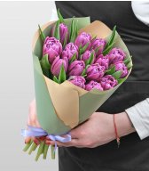 Букет из Тюльпанов 15 шт «Кусочек Рая» Букет из Тюльпанов 15 шт «Кусочек Рая»