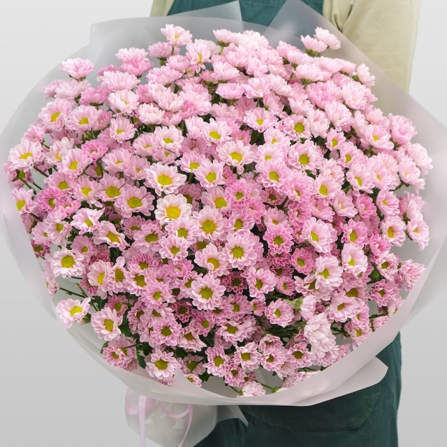 Букет из Хризантемы Сантини «Очарование»