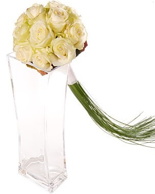 Букет из белых Роз «Зимнее тепло»