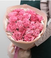 Букет розовых Роз «Андромеда»