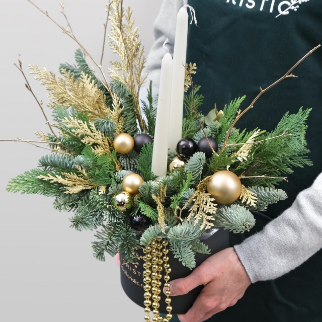 Композиция из Пихты «Золотая Ночь»