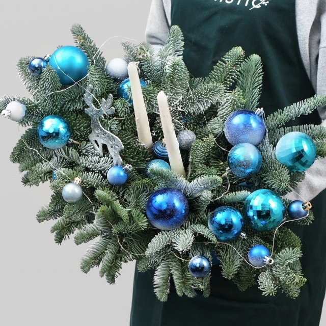 Настольная композиция из Нобилиса «Голубая Въюга»