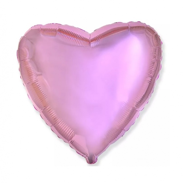 Шар Сердце, Розовый нежный Шар Сердце, Розовый нежный