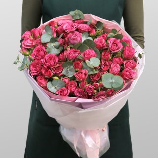 Букет из кустовых Роз «Розовый аромат»