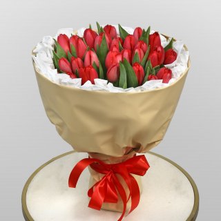 Букет Тюльпанов «Мечта в красном»