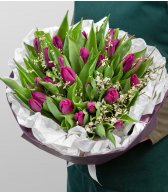Букет Тюльпанов «Фиолетовый сад»