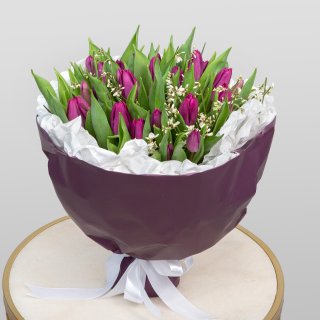 Букет Тюльпанов «Фиолетовый сад»